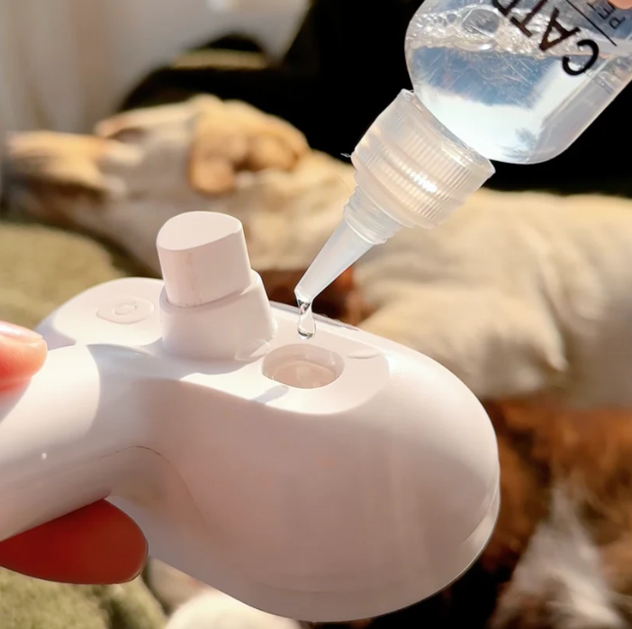 Steam Pet Grooming Brush for Dogs & Cats - Water Spray Comb for Deshedding & Styling - Chewe