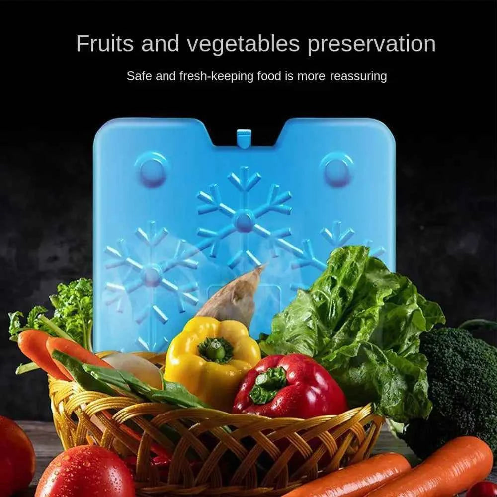 1/2/3PCS Reusable Ice Box New Keep Fresh Refrigeration Refrigerated Shipping Cooling Box PE Picnic Cooler Box