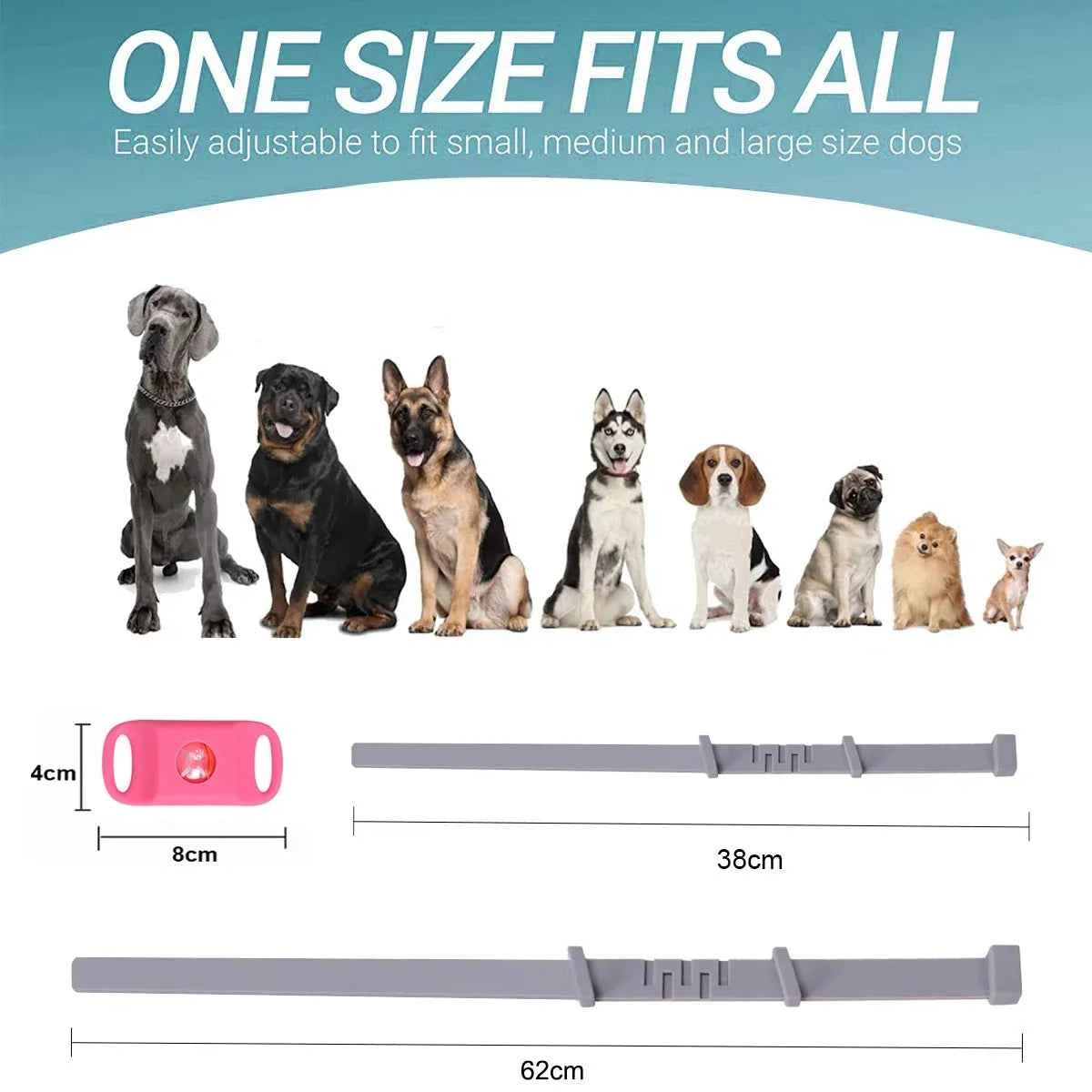 Best Anti-Flea & Tick Dog & Cat Collar 2025 – Safe Adjustable Pet Collar with Essential Oils