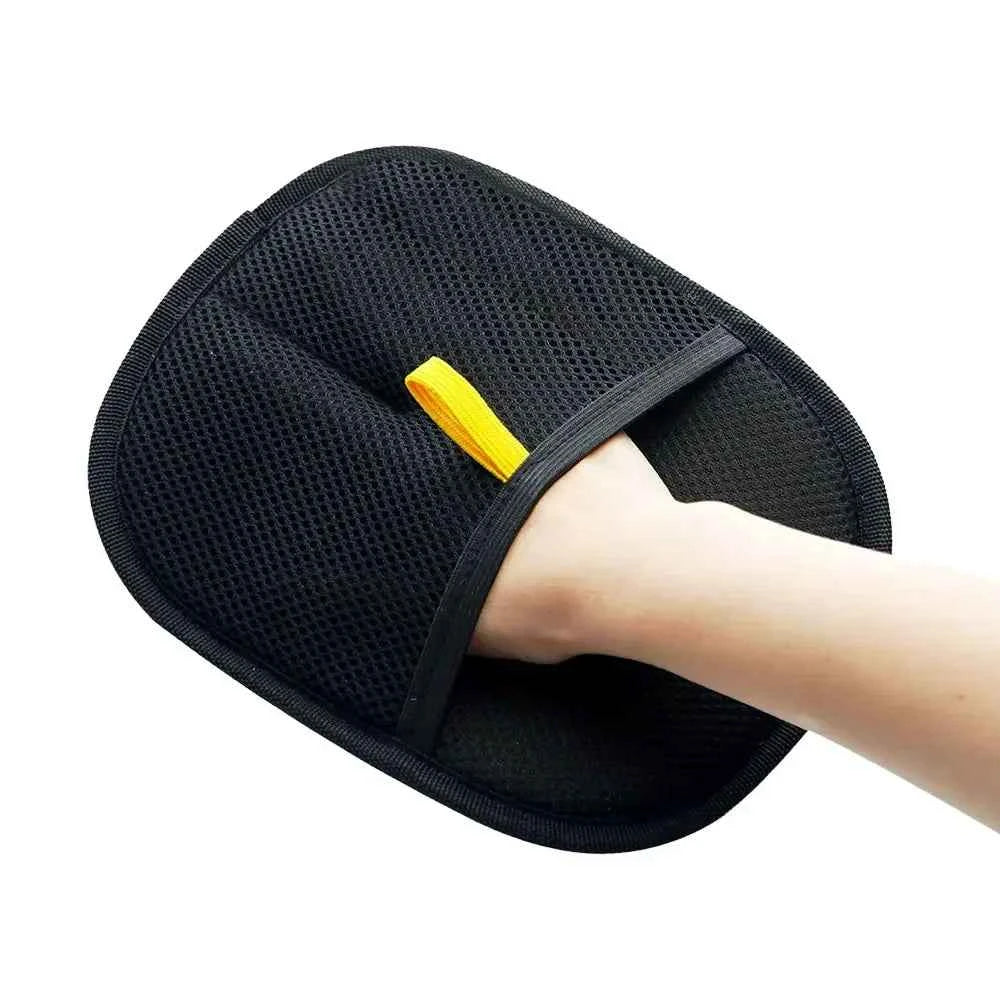 Pet Grooming & Hair Remover Glove | Static Dedusting Brush for Dog & Cat