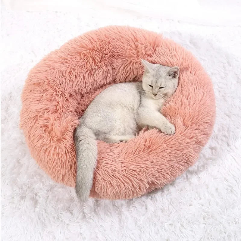 Washable Dog Bed - Cozy Donut Bed for Comfortable Sleeping