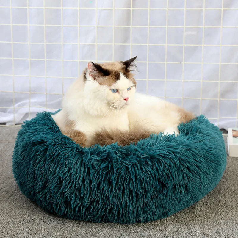 Washable Dog Bed - Cozy Donut Bed for Comfortable Sleeping