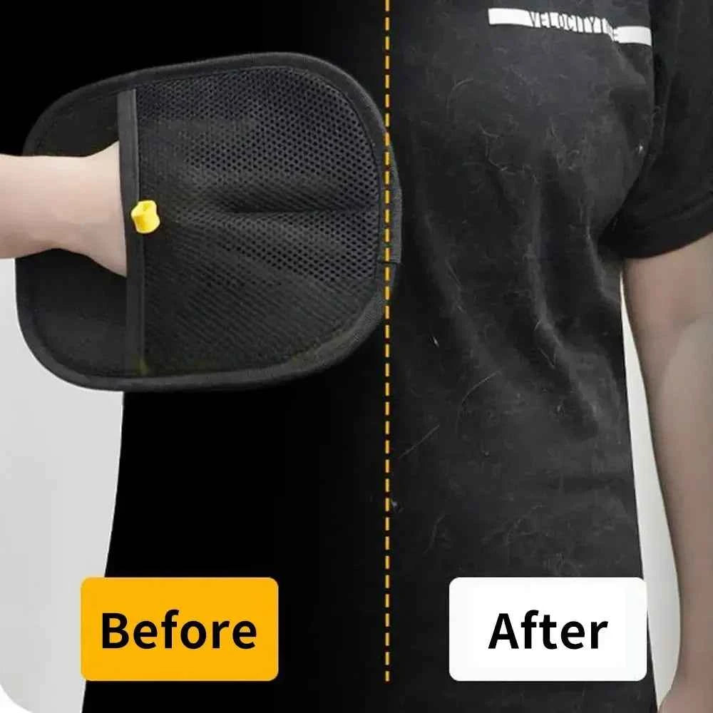 Pet Grooming & Hair Remover Glove | Static Dedusting Brush for Dog & Cat