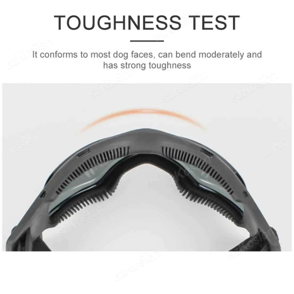 Adjustable Dog Goggles | UV Windproof Pet Eye Protection