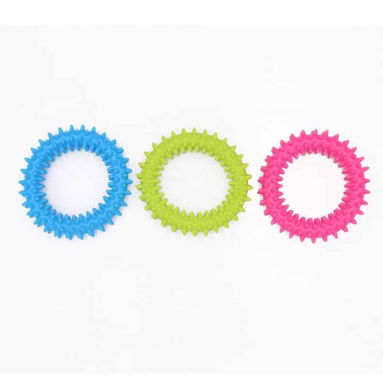 Rubber Chew Toy for Small Dogs – Teeth Cleaning & Training Toy
