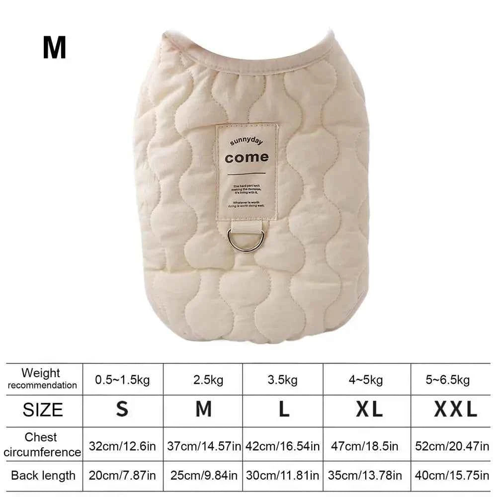Cozy Pet Winter Coat with Integrated Harness Hole | Warm Dog Vest