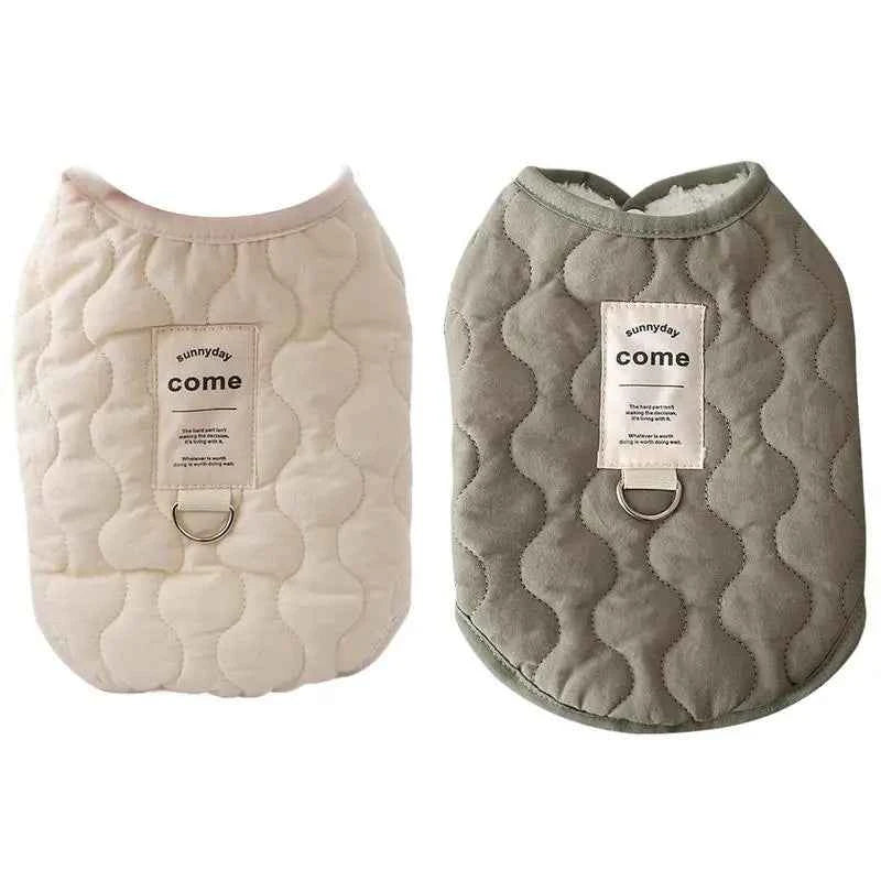 Cozy Pet Winter Coat with Integrated Harness Hole | Warm Dog Vest