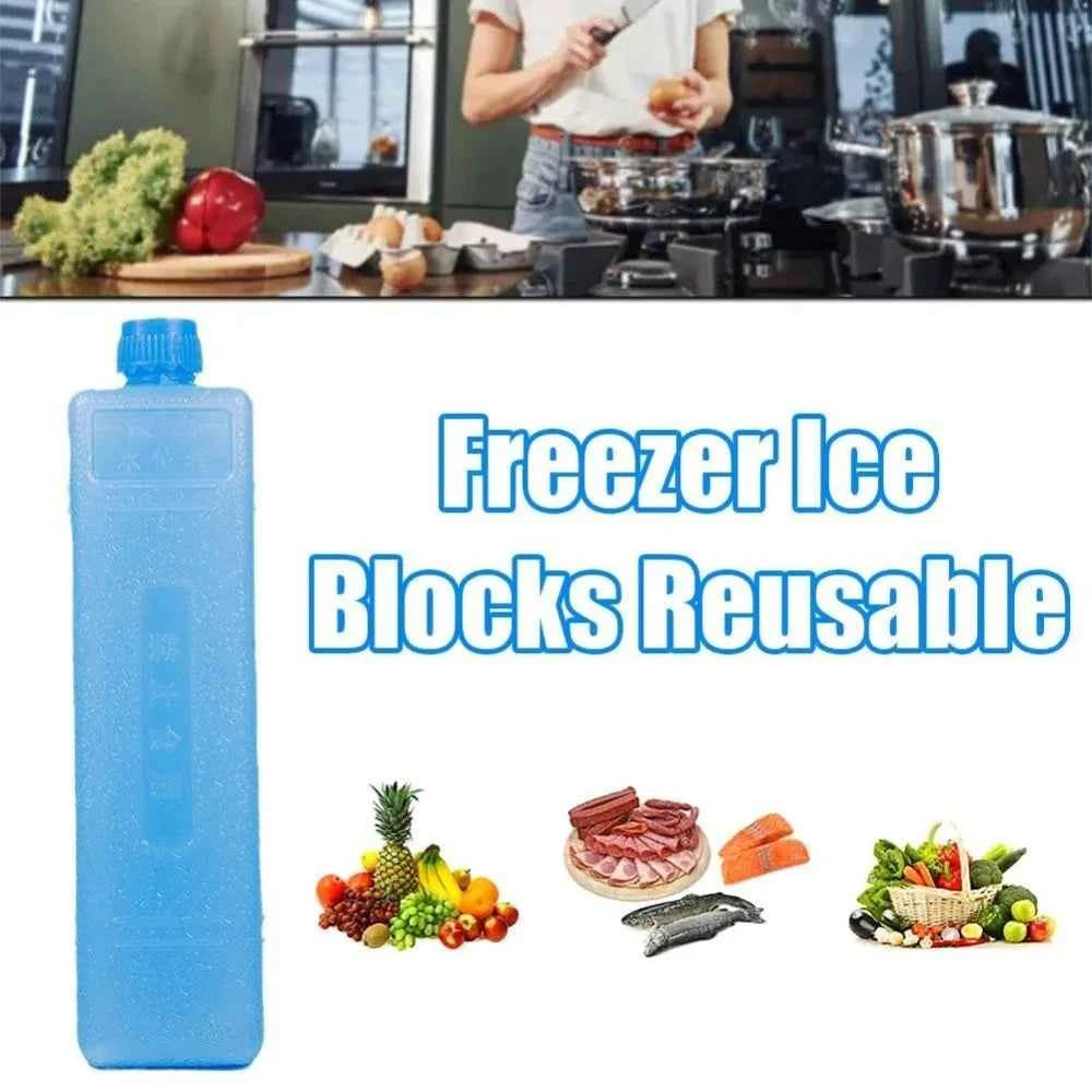 1/2/3PCS Reusable Ice Box New Keep Fresh Refrigeration Refrigerated Shipping Cooling Box PE Picnic Cooler Box