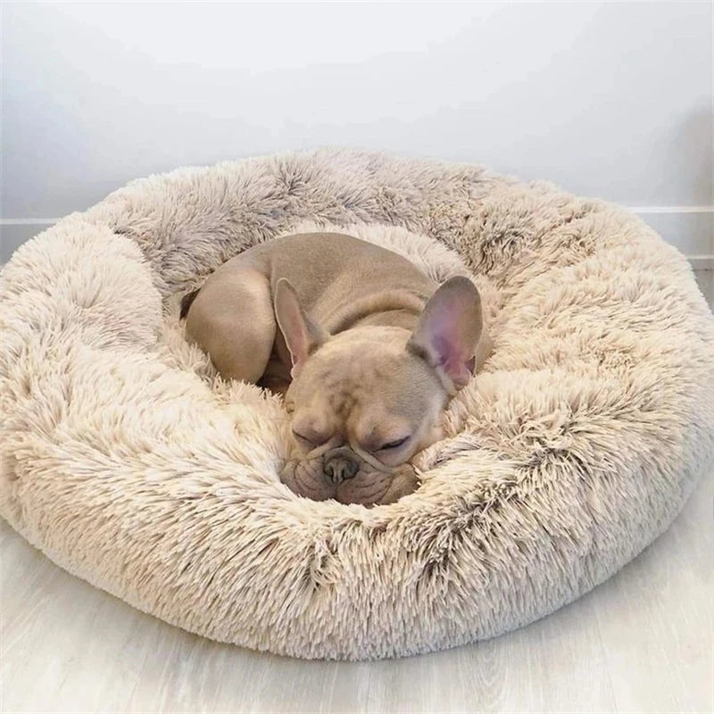 Washable Dog Bed - Cozy Donut Bed for Comfortable Sleeping
