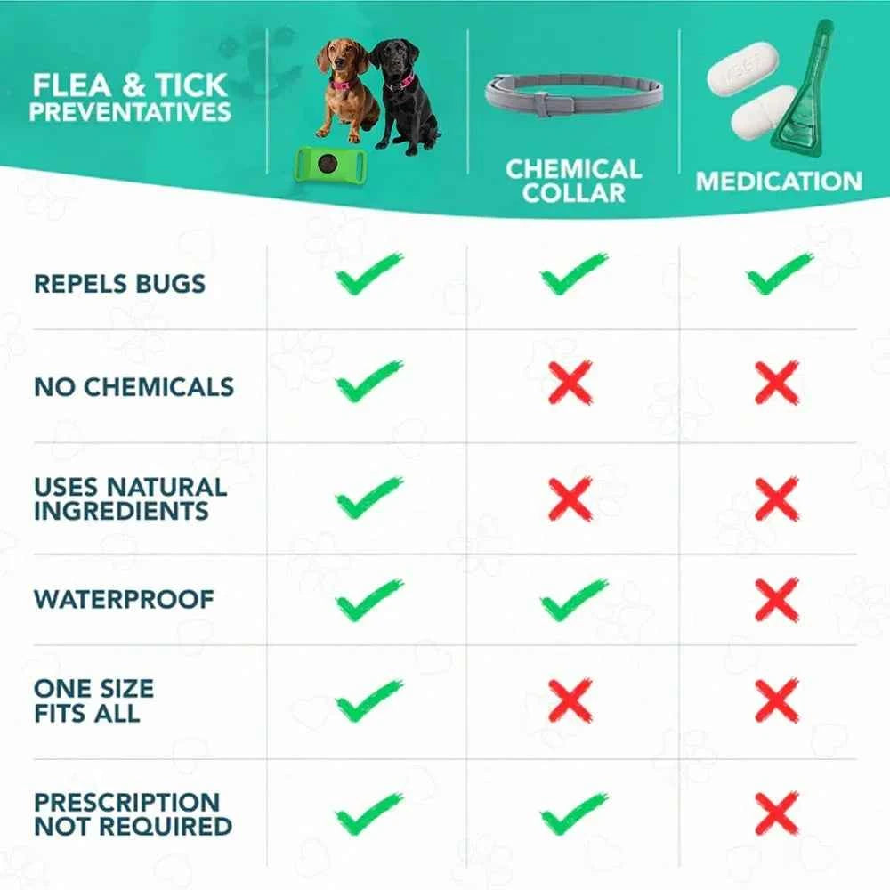 Best Anti-Flea & Tick Dog & Cat Collar 2025 – Safe Adjustable Pet Collar with Essential Oils