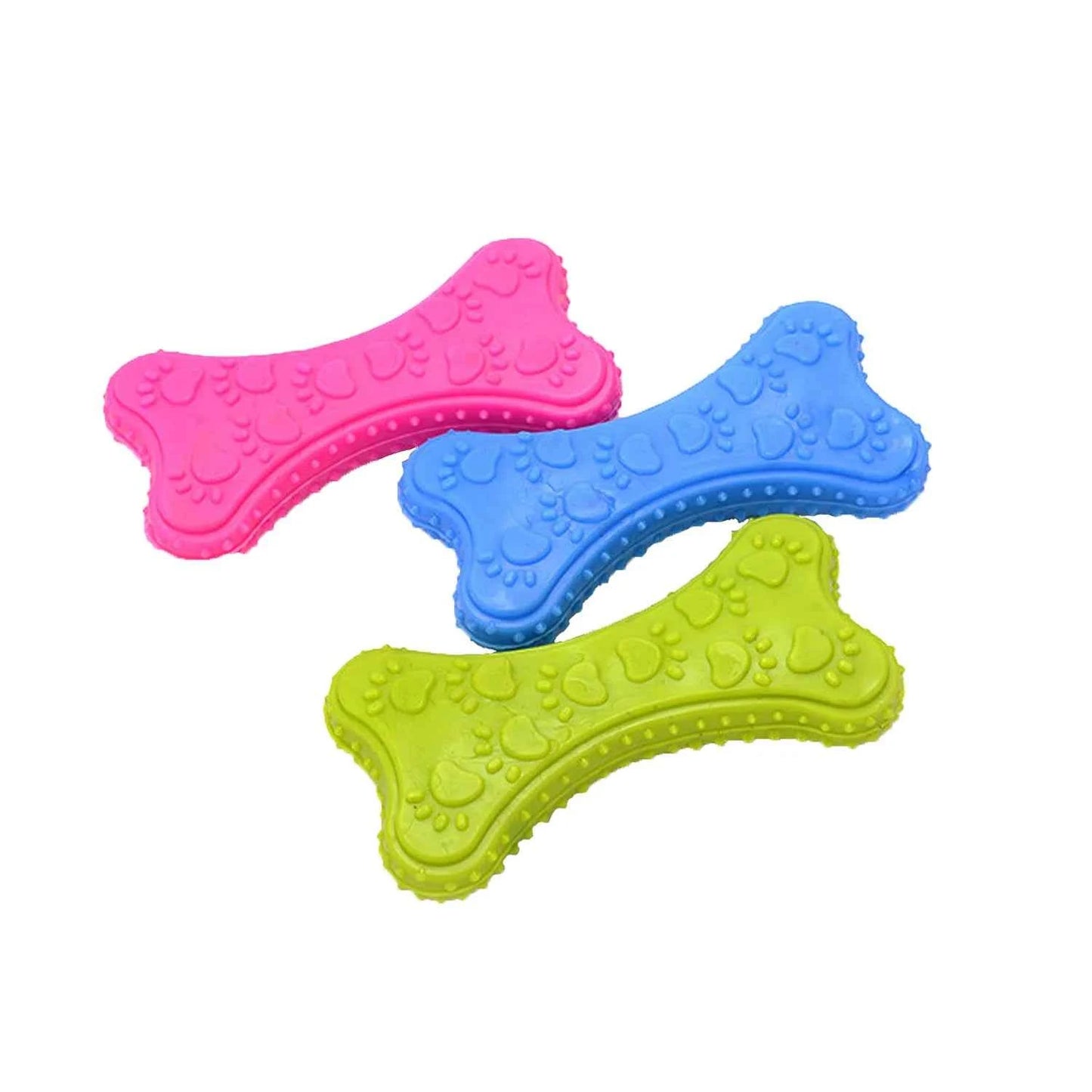 Rubber Chew Toy for Small Dogs – Teeth Cleaning & Training Toy