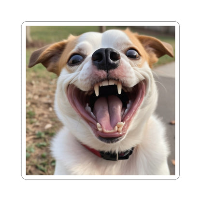 Cute Dog Kiss-Cut Stickers - Adorable Pet Decor, Dog Lover Gifts, Laptop Stickers, Fun Party Favors, Dog-Themed Accessories