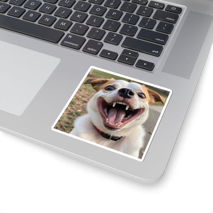 Cute Dog Kiss-Cut Stickers - Adorable Pet Decor, Dog Lover Gifts, Laptop Stickers, Fun Party Favors, Dog-Themed Accessories