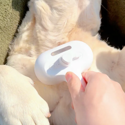 Steam Pet Grooming Brush for Dogs & Cats - Water Spray Comb for Deshedding & Styling