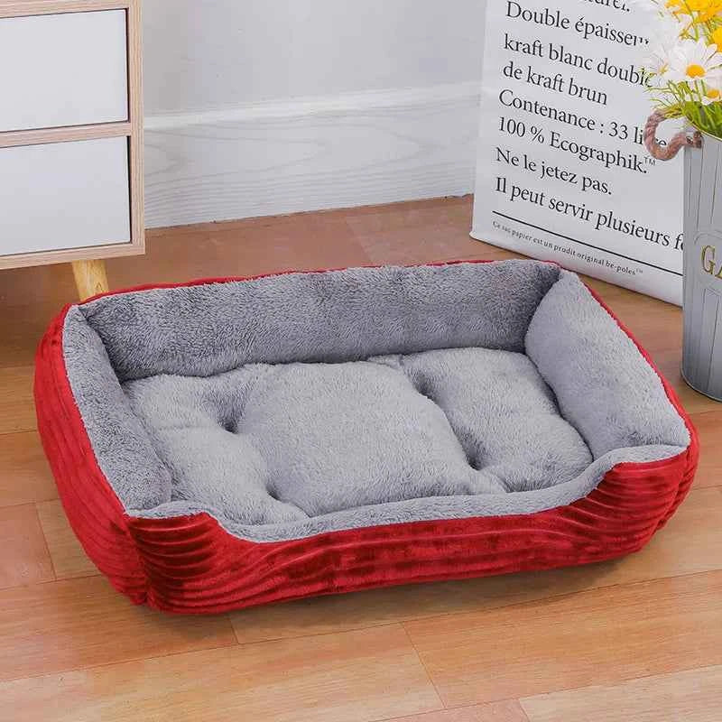 Winter Warm Dog & Cat House Bed | Soft Waterproof Pet Mat for Small, Medium, Large Dogs