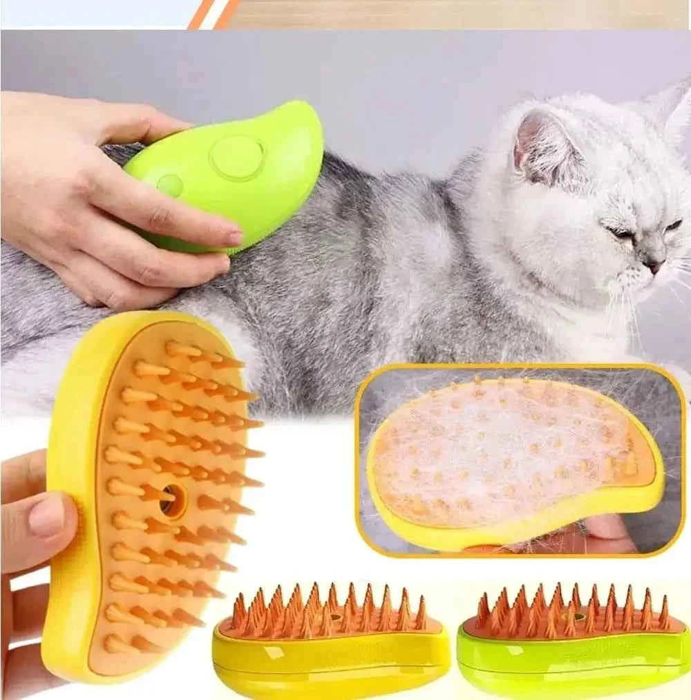 Electric Steam Pet Massager & Comb