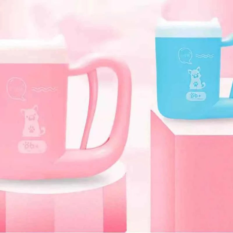 Cup to wash dogs and cats automatically rotate 360 - soft silicon foot hygiene tools