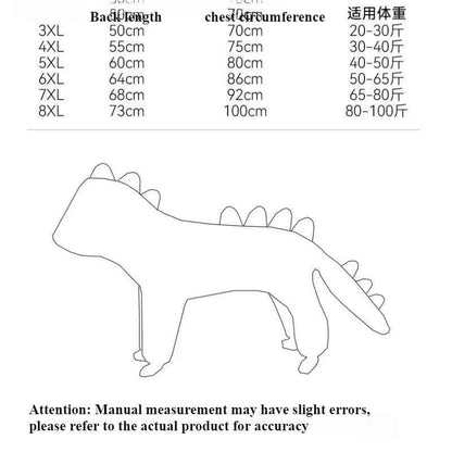 Waterproof 4-Leg Raincoat for Large Dogs | Cartoon Style