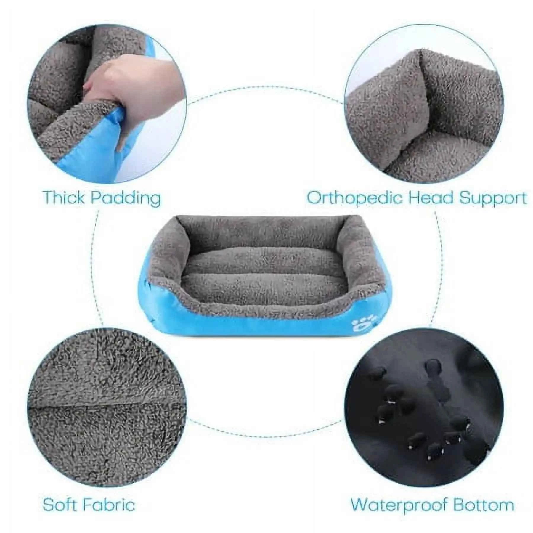 Winter Warm Dog & Cat House Bed | Soft Waterproof Pet Mat for Small, Medium, Large Dogs