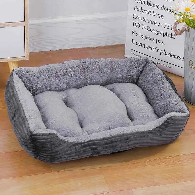 Winter Warm Dog & Cat House Bed | Soft Waterproof Pet Mat for Small, Medium, Large Dogs
