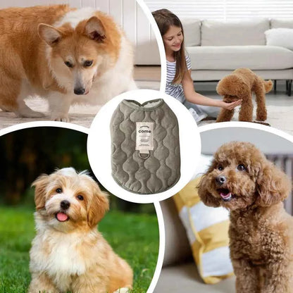 Cozy Pet Winter Coat with Integrated Harness Hole | Warm Dog Vest