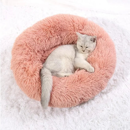Washable Dog Bed - Cozy Donut Bed for Comfortable Sleeping