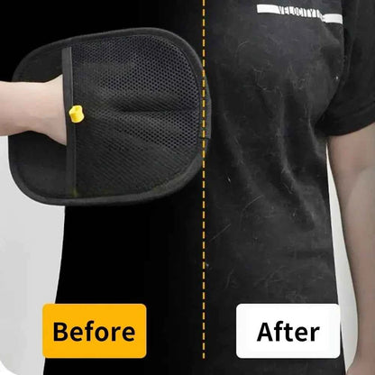 Pet Grooming & Hair Remover Glove | Static Dedusting Brush for Dog & Cat