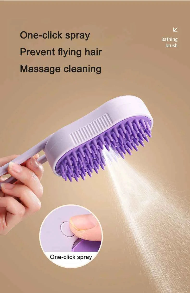 Electric Steam Pet Massager & Comb
