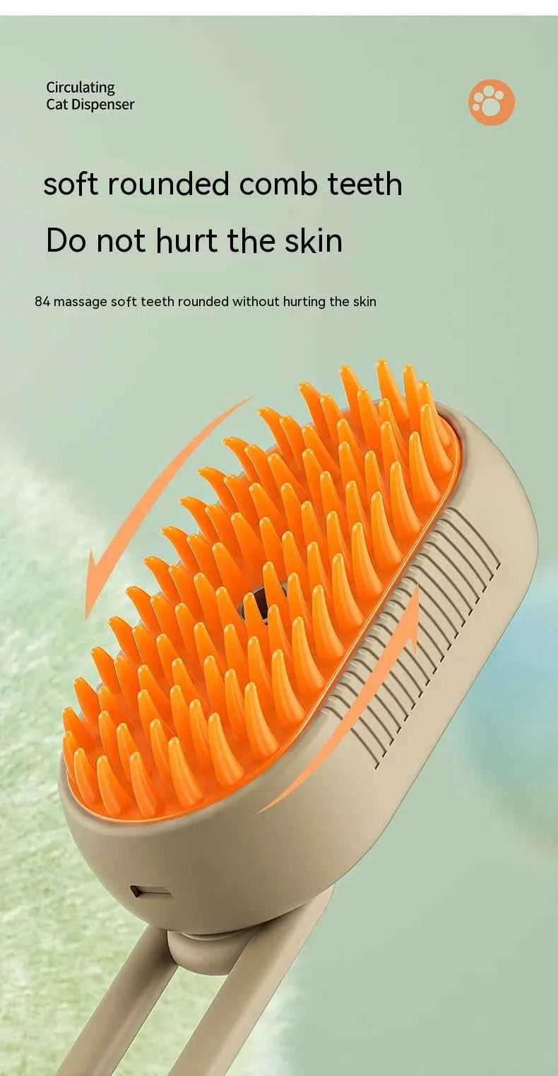 Electric Steam Pet Massager & Comb