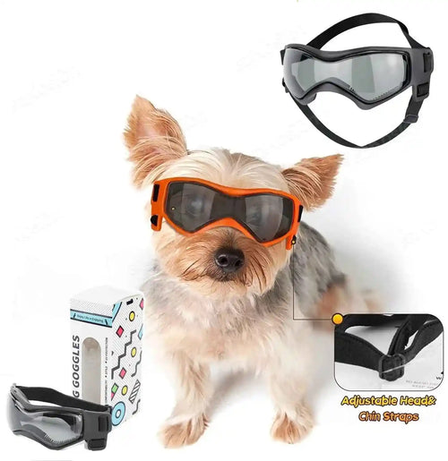 Adjustable Dog Goggles | UV Windproof Pet Eye Protection