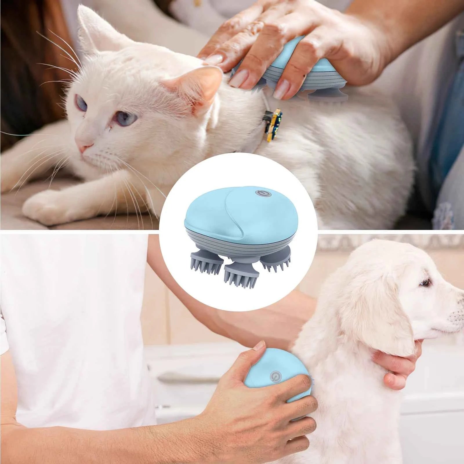 Reduce Stress & Boost Hair Growth with ORIA Handheld Pet Massager