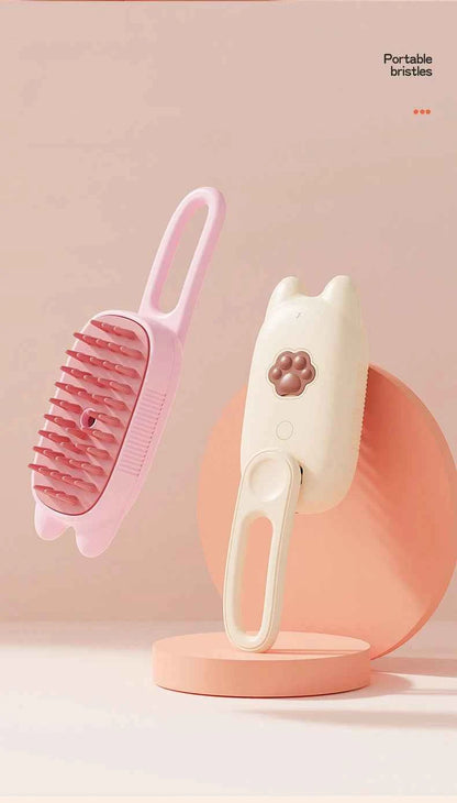 Electric Steam Pet Massager & Comb