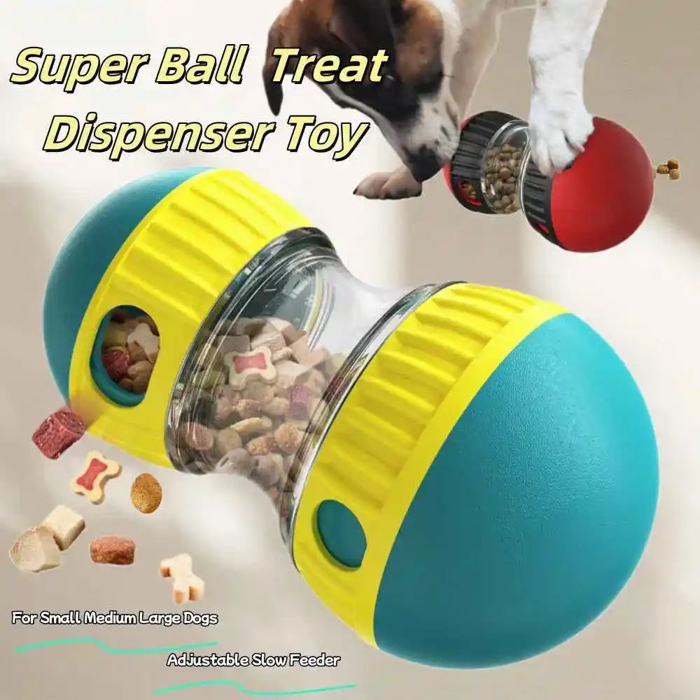 Interactive Dog Treat Dispenser Toy – Slow Feeder for Small to Large Dogs & Cats