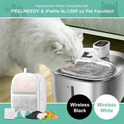 Pet Water Fountain Filters: 12PCS for Clean, Fresh Water