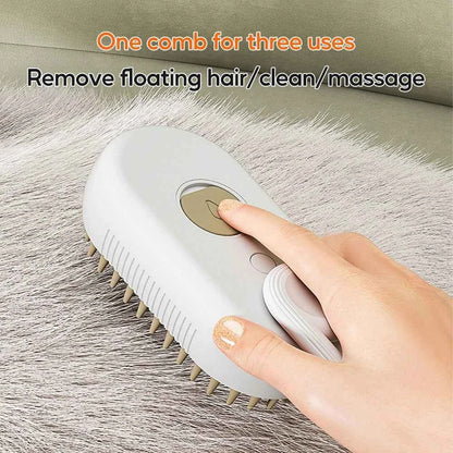 Electric Steam Pet Massager & Comb