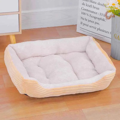 Winter Warm Dog & Cat House Bed | Soft Waterproof Pet Mat for Small, Medium, Large Dogs