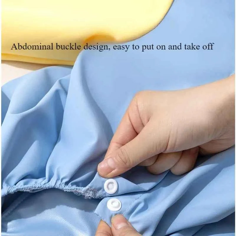 Waterproof 4-Leg Raincoat for Large Dogs | Cartoon Style