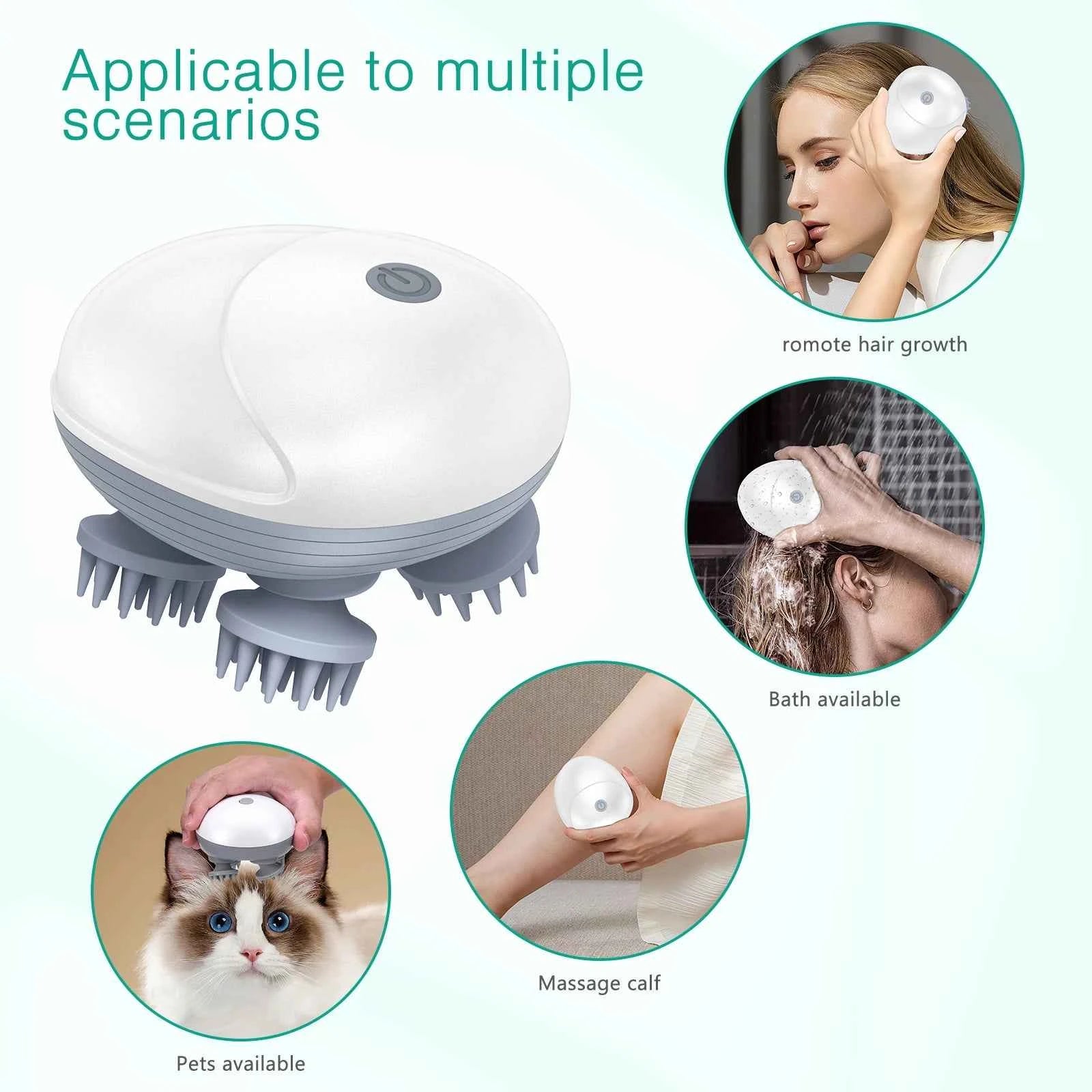 Reduce Stress & Boost Hair Growth with ORIA Handheld Pet Massager