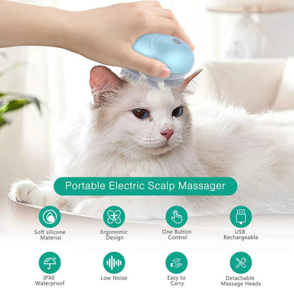 Reduce Stress & Boost Hair Growth with ORIA Handheld Pet Massager