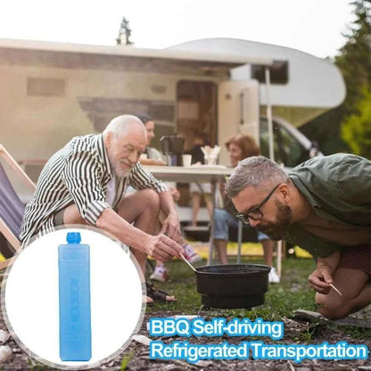 1/2/3PCS Reusable Ice Box New Keep Fresh Refrigeration Refrigerated Shipping Cooling Box PE Picnic Cooler Box