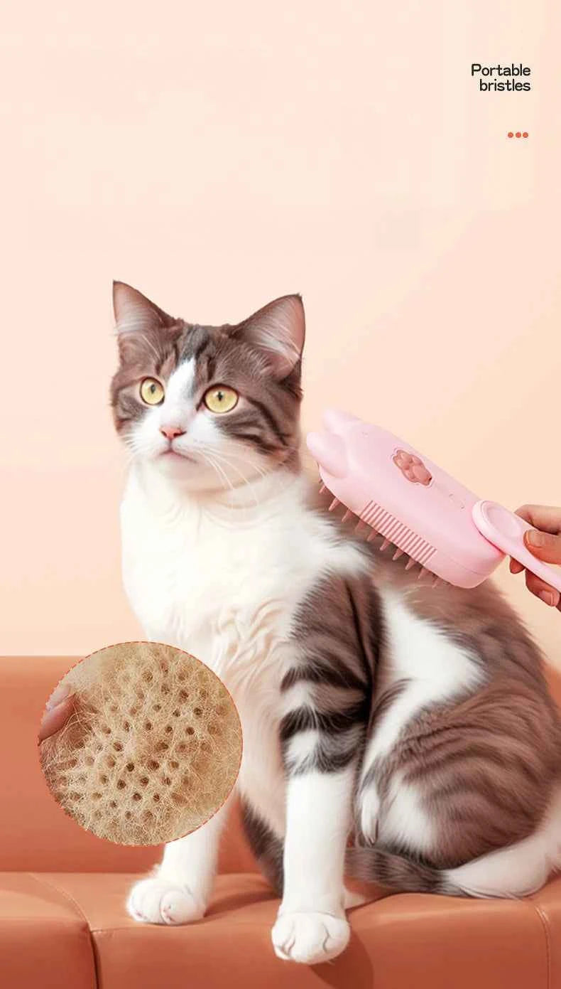 Electric Steam Pet Massager & Comb