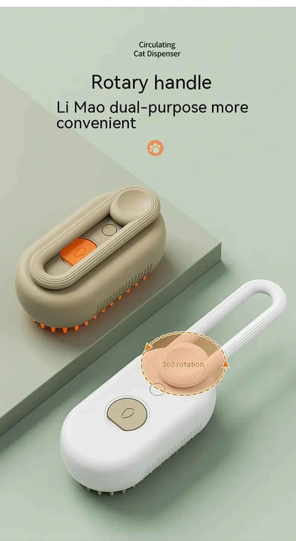 Electric Steam Pet Massager & Comb