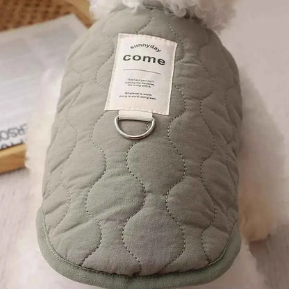 Cozy Pet Winter Coat with Integrated Harness Hole | Warm Dog Vest