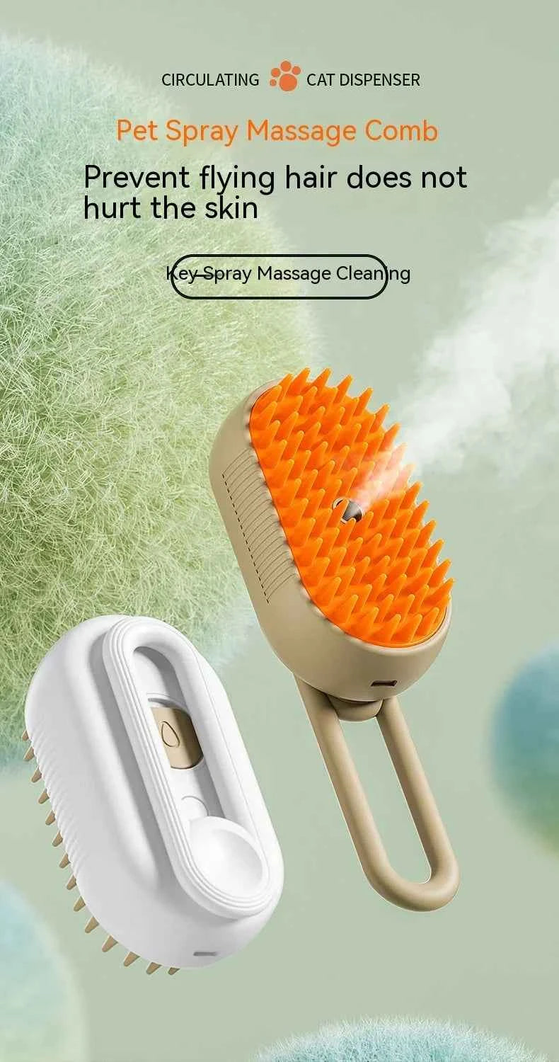 Electric Steam Pet Massager & Comb