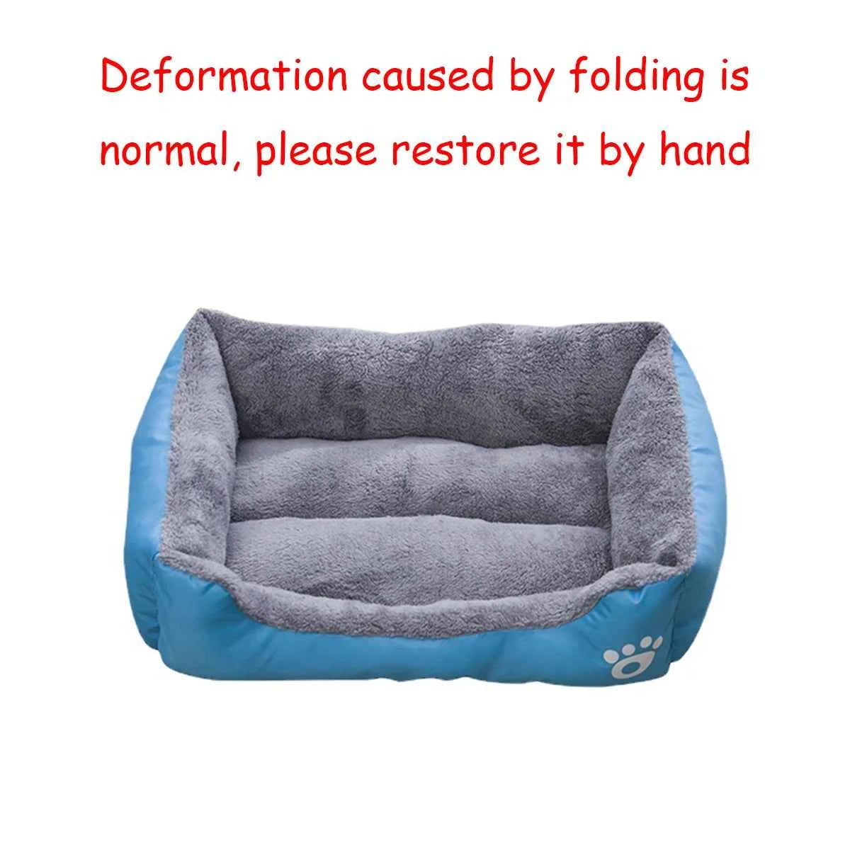 Winter Warm Dog & Cat House Bed | Soft Waterproof Pet Mat for Small, Medium, Large Dogs